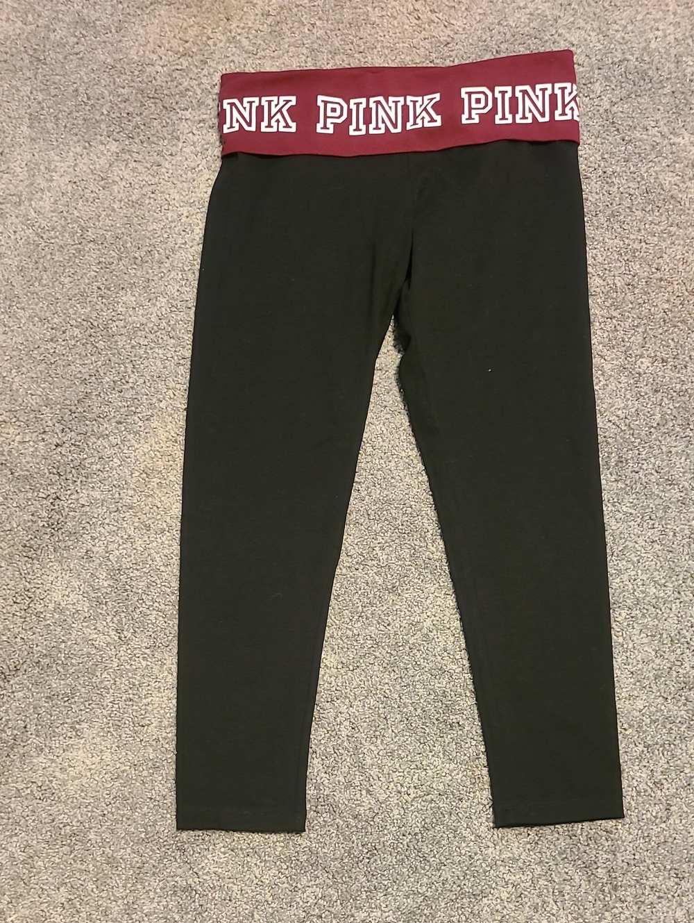 PINK VS Vintage foldover Leggings
